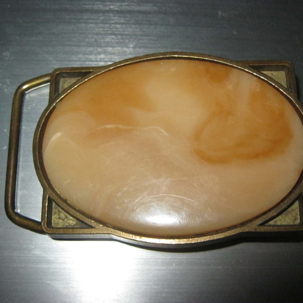 Vintage Solid Brass BTS belt buckle